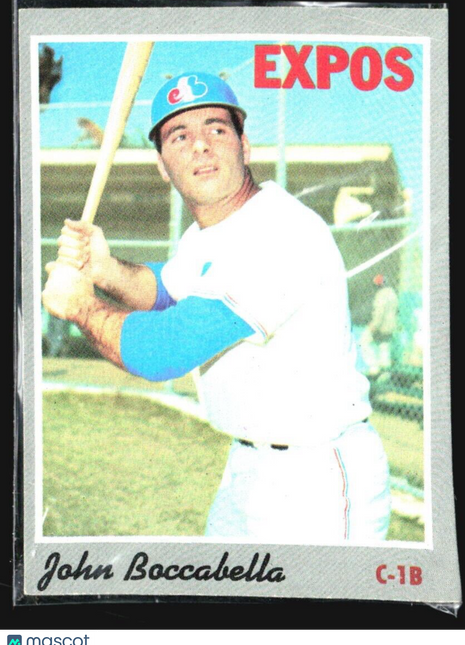 1970 Topps - #19 John Boccabella