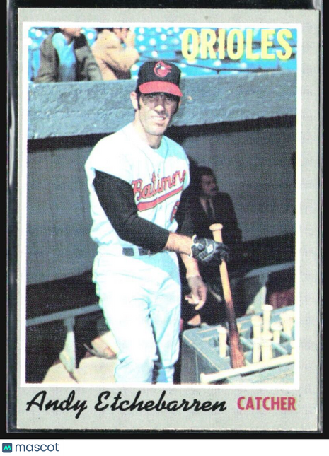 1970 Topps - #213 Andy Etchebarren