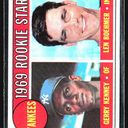 1969 Topps - High # #519 Len Boehmer, Gerry Kenney (RC)