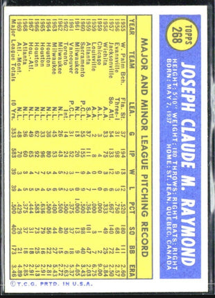 1970 Topps - #268 Claude Raymond