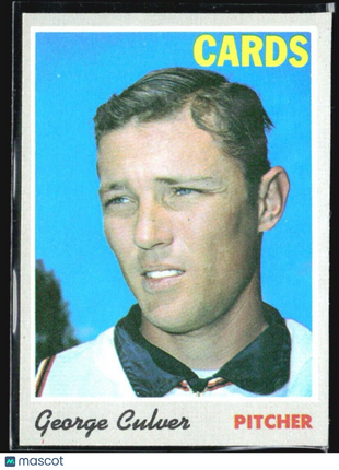 1970 Topps - #92 George Culver
