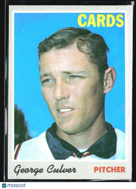 1970 Topps - #92 George Culver