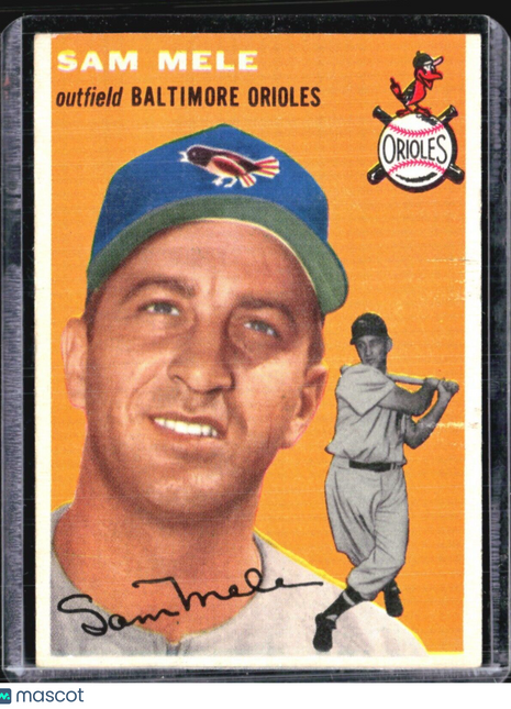 1954 Topps - #240 Sam Mele