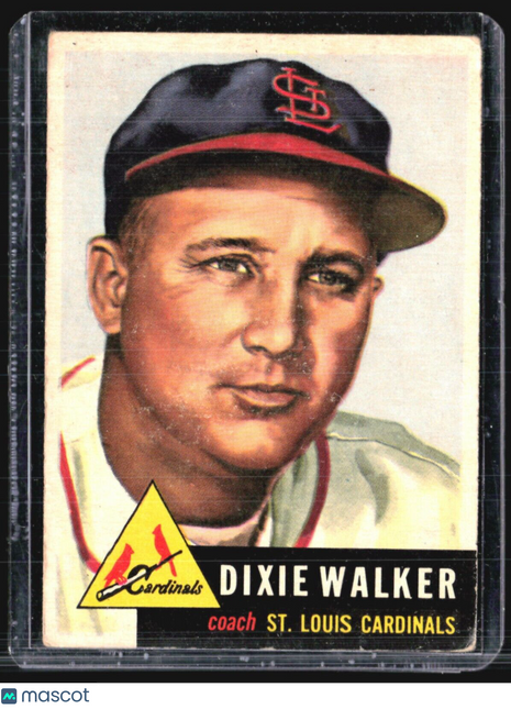 1953 Topps - #190 Dixie Walker (RC)