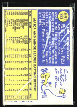 1970 Topps - #283 Angel Bravo