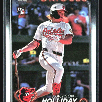 2024 Topps Update Series - #US50 Jackson Holliday (RC) Rainbow Foil