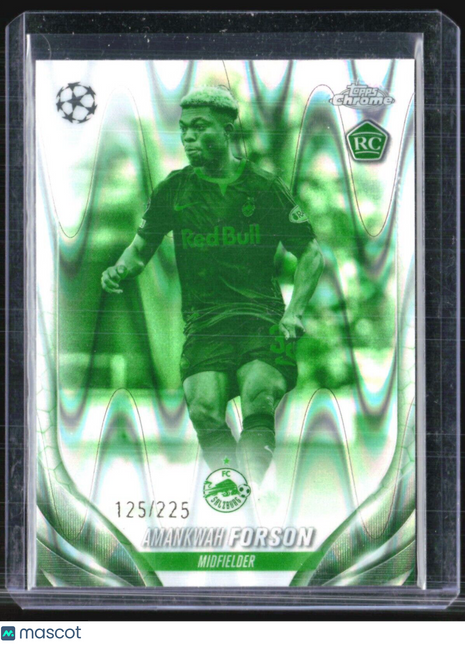 2023-24 Topps Chrome UEFA- #118 Amankwah Forson (RC) Green /275