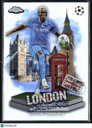 2023-24 Topps Chrome UEFA - London Calling #LC-10 Victor Osimhen
