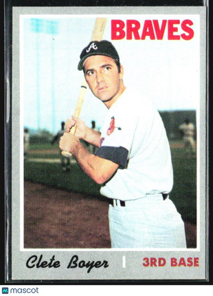 1970 Topps - #206 Clete Boyer
