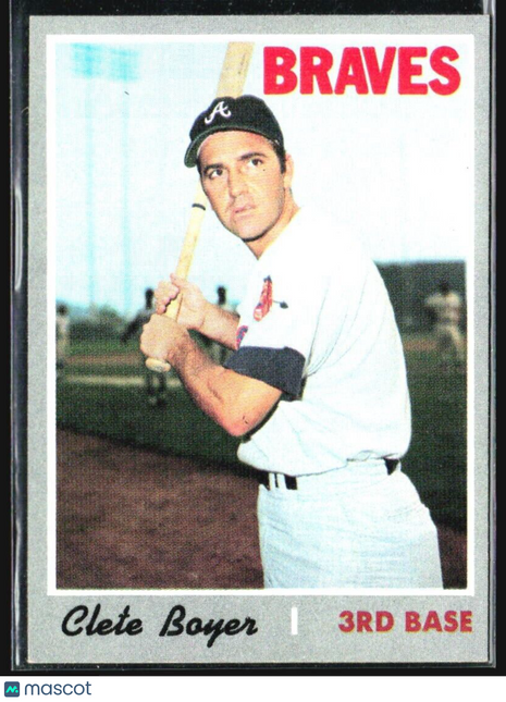 1970 Topps - #206 Clete Boyer