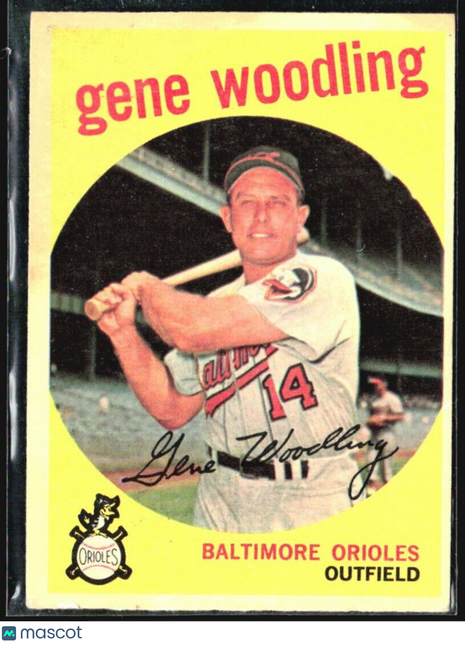 1959 Topps - #170 Gene Woodling