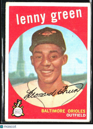 1959 Topps - white back #209 Lenny Green
