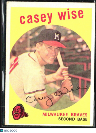1959 Topps - white back #204 Casey Wise