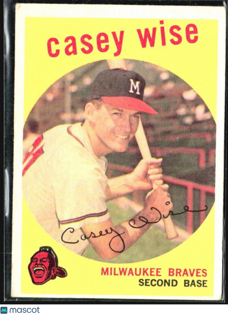 1959 Topps - white back #204 Casey Wise