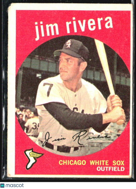 1959 Topps - white back #213 Jim Rivera