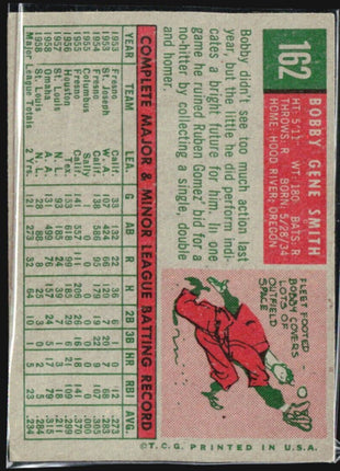 1959 Topps - #162 Bobby Smith