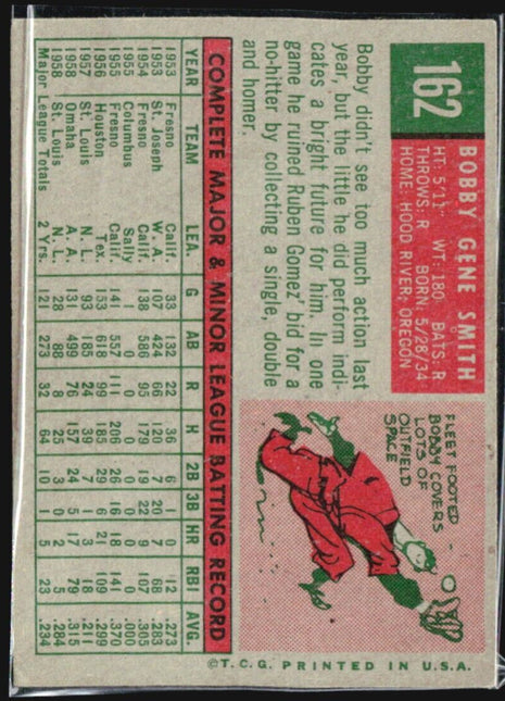 1959 Topps - #162 Bobby Smith