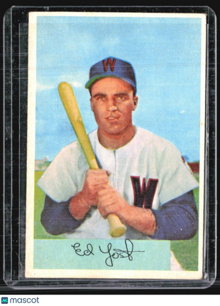 1954 Bowman - #72 Eddie Yost