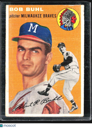 1954 Topps - #210 Bob Buhl (RC)
