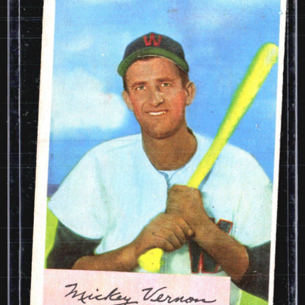 1954 Bowman - #152 Mickey Vernon