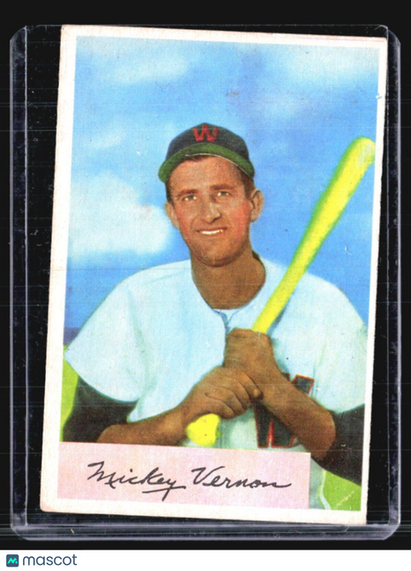 1954 Bowman - #152 Mickey Vernon