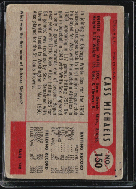 1954 Bowman - #150 Cass Michaels