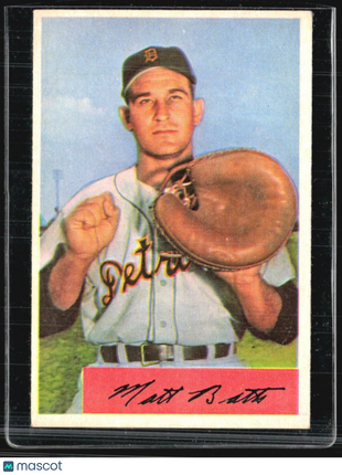 1954 Bowman - #183 Matt Batts
