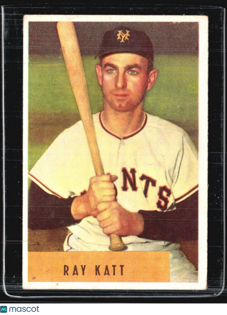 1954 Bowman - #121 Ray Katt (RC)