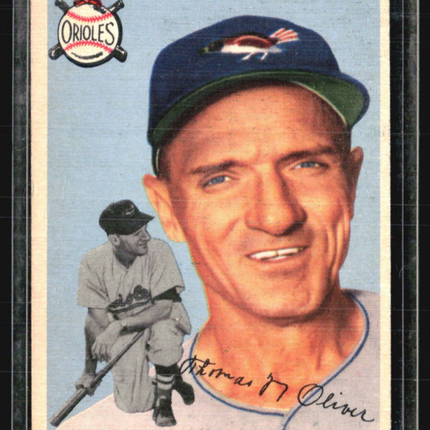 1954 Topps - #207 Tom Oliver (RC)