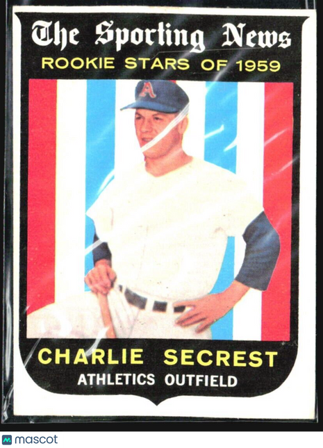 1959 Topps - Sporting News Rookie Stars #140 Charlie Secrest (RC)