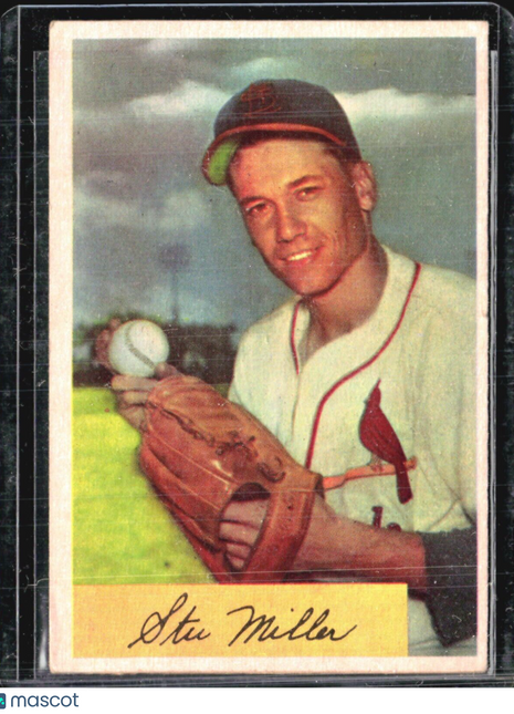 1954 Bowman - #158 Stu Miller