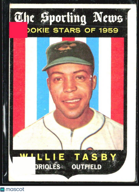 1959 Topps - Sporting News Rookie Stars #143 Willie Tasby (RC)