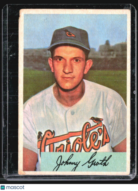 1954 Bowman - #165 Johnny Groth
