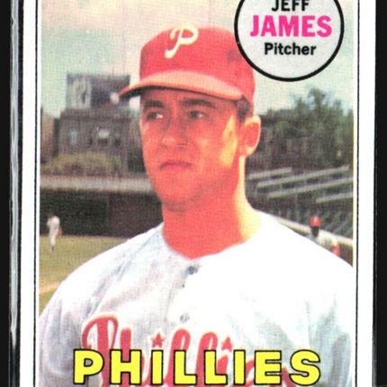 1969 Topps - #477 Jeff James (RC)