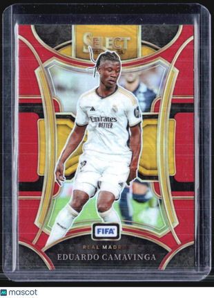 2023-24 Panini Select FIFA - Mezzanine #129 Eduardo Camavinga Red