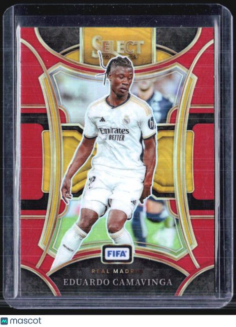 2023-24 Panini Select FIFA - Mezzanine #129 Eduardo Camavinga Red