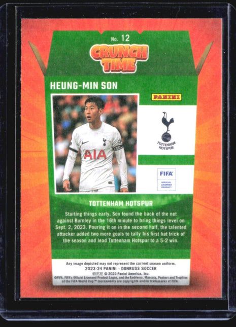 2023-24 Panini Donruss FIFA - Crunch Time #12 Heung-Min Son