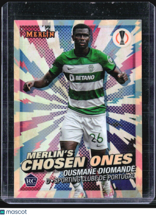 2023-24 Topps Merlin Chosen Ones Ousmane Diomande Rc #MC-10