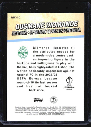2023-24 Topps Merlin Chosen Ones Ousmane Diomande Rc #MC-10