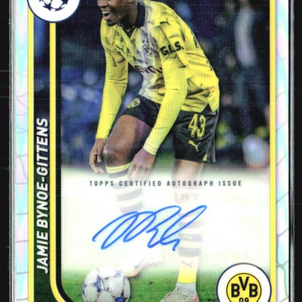 2023-24 Merlin Chrome Jamie Bynoe Gittens Refractor Auto