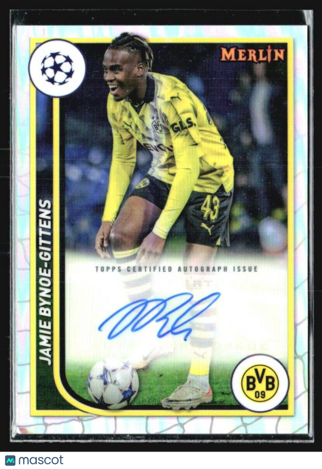 2023-24 Merlin Chrome Jamie Bynoe Gittens Refractor Auto