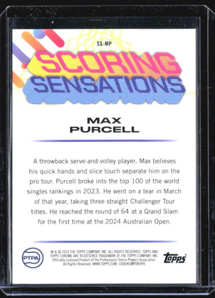 2024 Topps Graphite Scoring Sensations Max Purcell #ss-mp