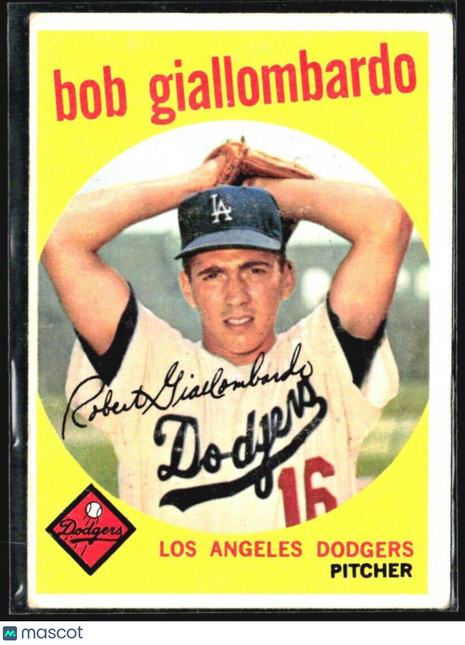 1959 Topps #321 Bob Giallombardo
