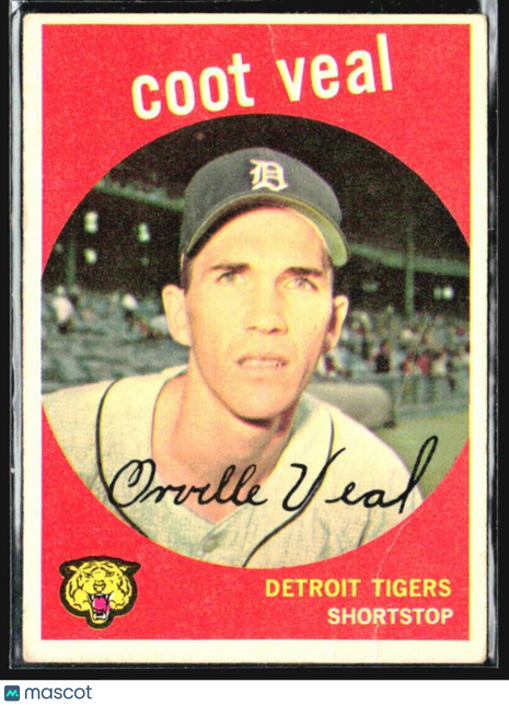 1959 Topps - #52 Coot Veal (RC)