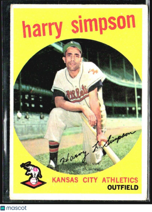 1959 Topps - #333 Harry Simpson