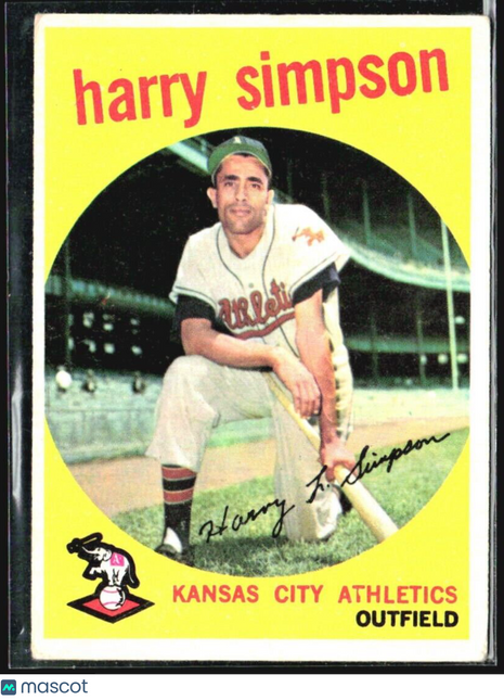 1959 Topps - #333 Harry Simpson