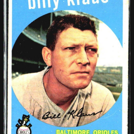 1959 Topps - #299 Billy Klaus