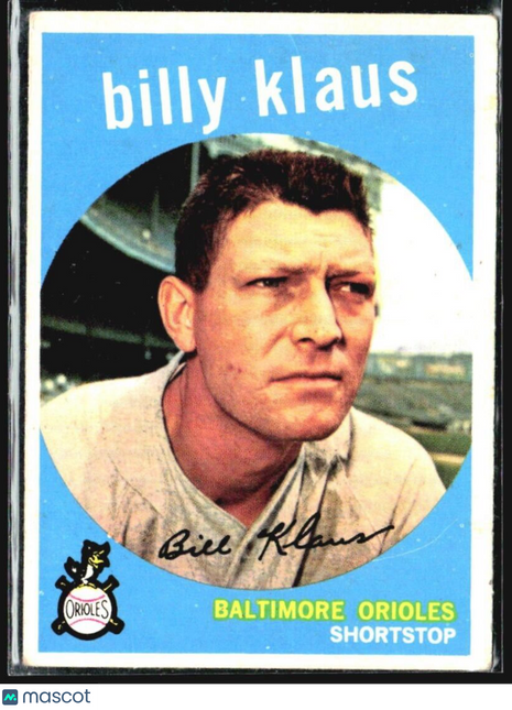 1959 Topps - #299 Billy Klaus