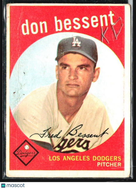 1959 Topps - #71 Don Bessent