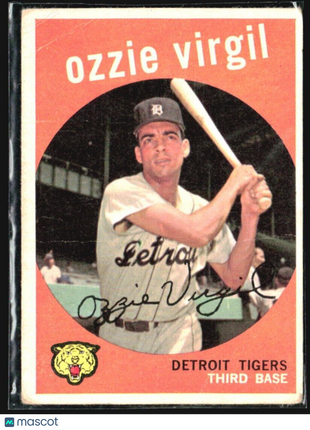 1959 Topps - white back #203 Ozzie Virgil